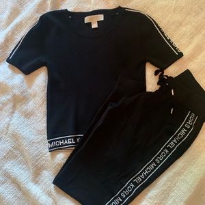 Michael Kors Logo Tape Stretch-Viscose Set xxs